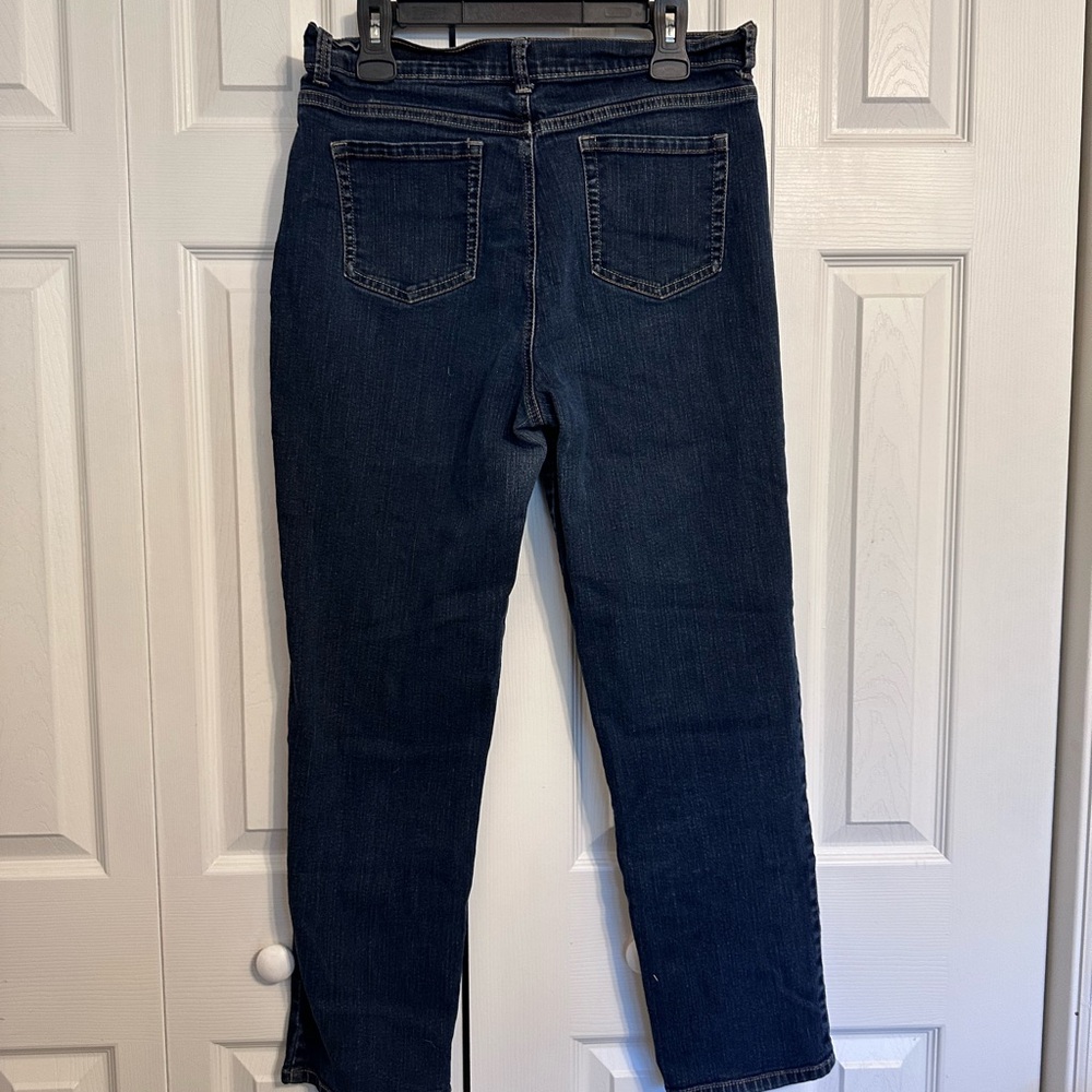 Gloria Vanderbilt Dark Blue Women's Straight Leg Jeans - Picture 5 of 6